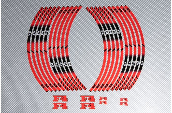 Stickers de llantas Racing  - Modelo F4