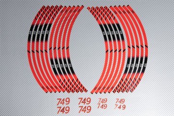 Stickers de llantas Racing DUCATI - Modelo 749