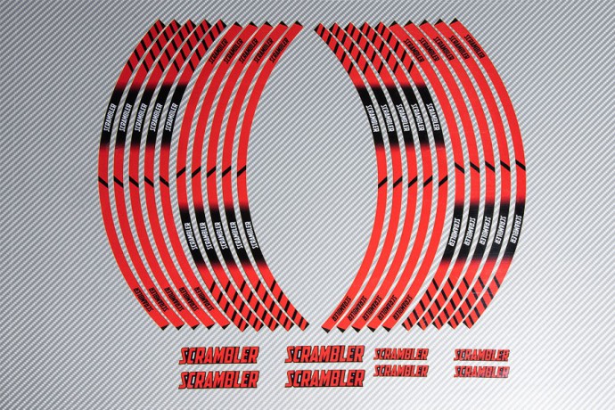 Stickers de llantas Racing  - Modelo SCRAMBLER