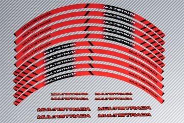 Racing Klebstoff-Felge-Rad-Streifen DUCATI - Modell MULTISTRADA