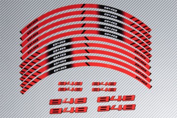 Stickers de llantas Racing DUCATI - Modelo 848