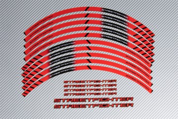 Stickers de llantas Racing DUCATI - Modelo STREETFIGHTER