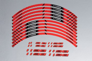 Stickers de llantas Racing DUCATI - Modelo 1198