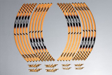 Stickers de llantas Racing KTM - Modelo DUKE