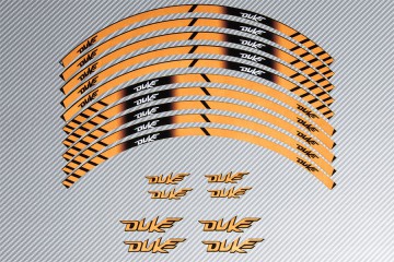 Strisce nastro adesivo racing per cerchio ruota KTM - Modello DUKE
