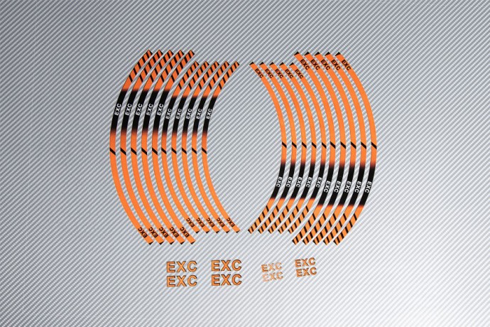 Stickers de llantas Racing KTM - Modelo EXC