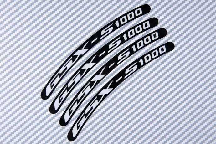 Stickers para borde de llantas SUZUKI - Logotipo GSXS 1000