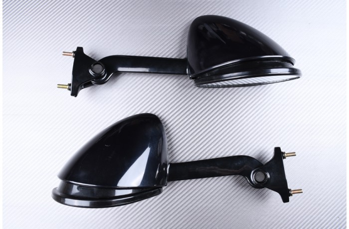 Pair of Aftermarket Rearview Mirrors KAWASAKI ZZR 1400 / ZX14R 2006 - 2011