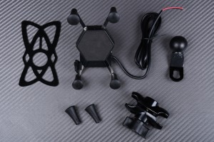 Universelle Telefon Halterung mit Ladegerät