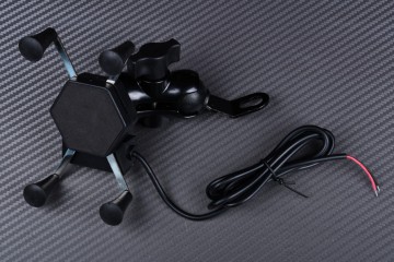 Universal Phone Holder With Integrated Charger