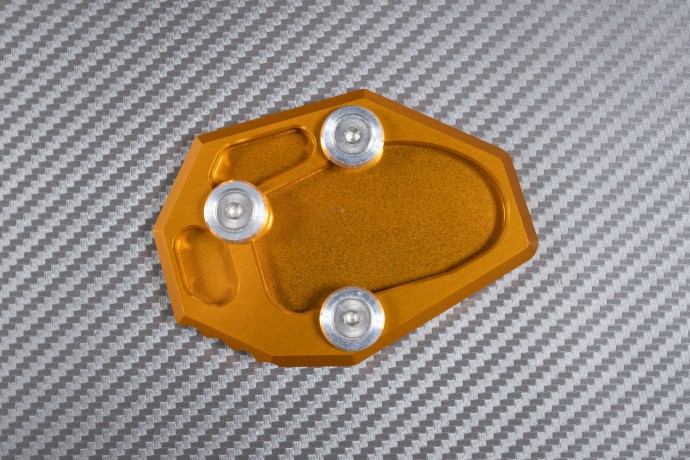 Anodised aluminum sidestand foot enlarger YAMAHA MT07 2014 - 2017