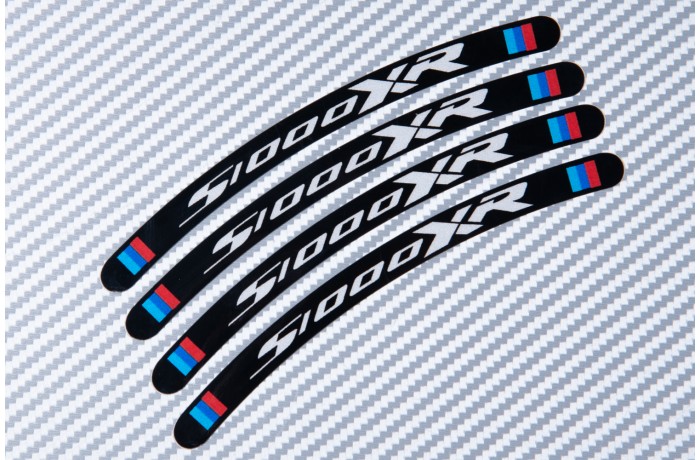 Motorrad Felgenrandaufkleber BMW - Logo S1000XR