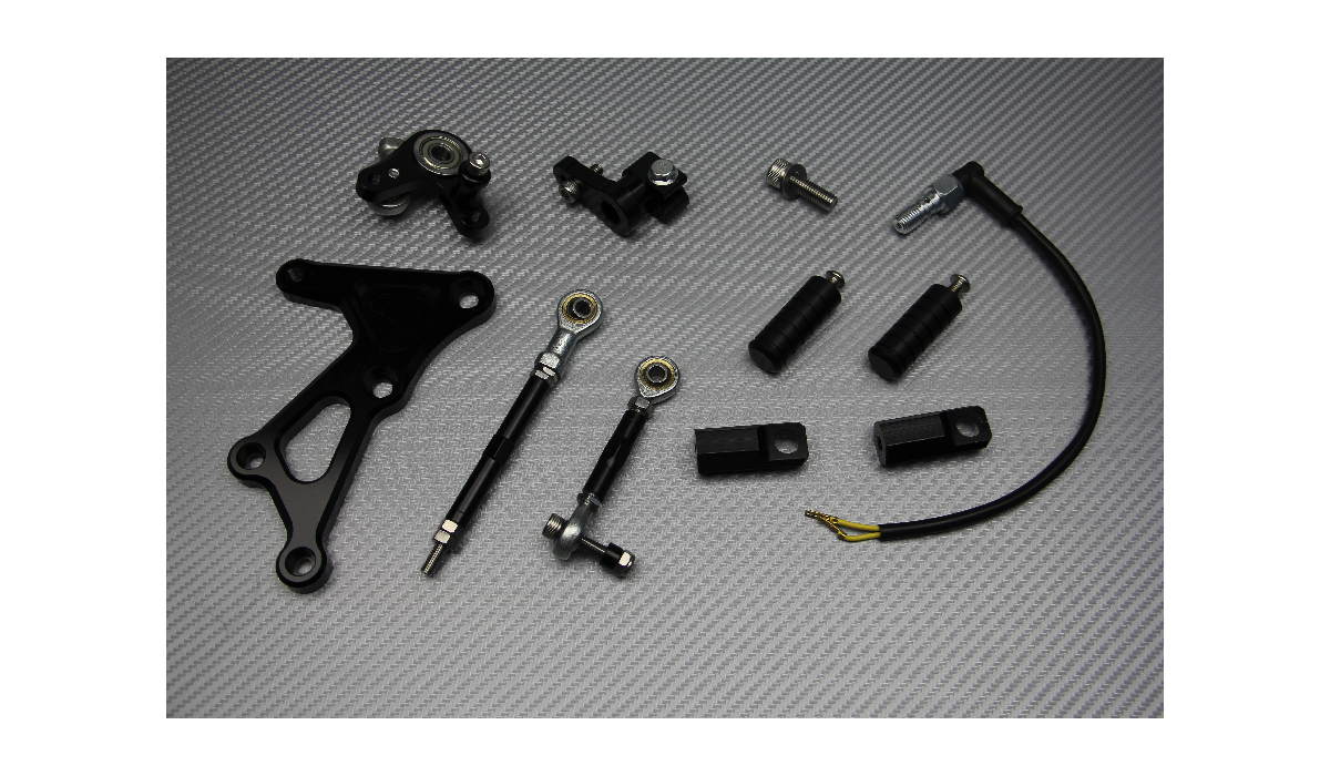 Yamaha VMAX 1700 09 / 16 Rearsets AVDB MOTO L'ACCESSOIRE À PRIX MOTARD