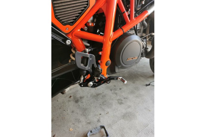 Puntale Pedale Del Freno Posteriore Arancio Maggiorato - Foto 11