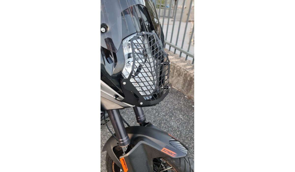 Clair cCache de protection phare de moto protège-objectif de lampe avant en plastique pour 1290 Super Adventure R/S/T 2017-2019