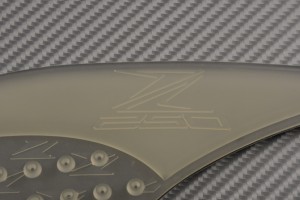 Adhesive tank side traction pads Kawasaki Z250 & Z300
