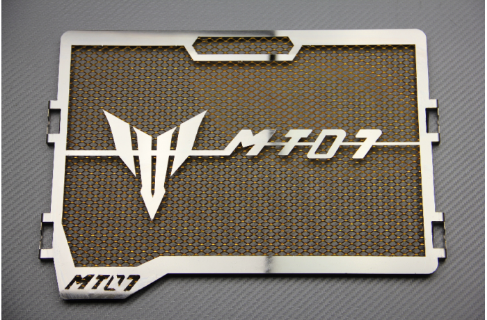 Accessoires de Radiateur de Moto MT07 Grille de Protection de Radiateur pour 2014 2015 2016 2017 Yamaha MT-07 Noir