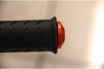 Coppia bilancieri manubrio piatto anodizzato