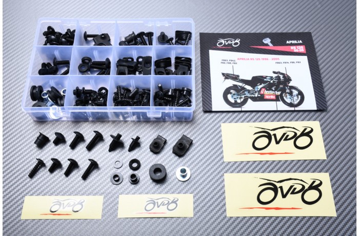 Kit de tornillos AVDB especifico para carenados APRILIA RS 125 1996 - 2005