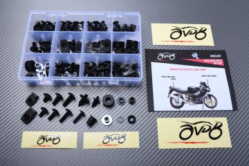 Kit De Boulons De Carénage Moto Ducati ST2 ST3 ST4 – Clips En Acier Inox, Vis, écrous – Compatible 1997-2007