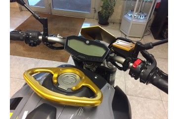 Anodized aluminum passenger hand grip YAMAHA
