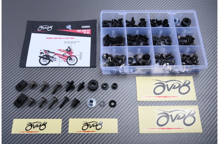 Spezifischer Schraubensatz AVDB für Verkleidungen HONDA CBR 600 F / F2 1991 - 1994