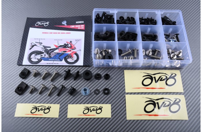 Kit de tornillos AVDB especifico para carenados HONDA CBR 1000 RR 2004 - 2005