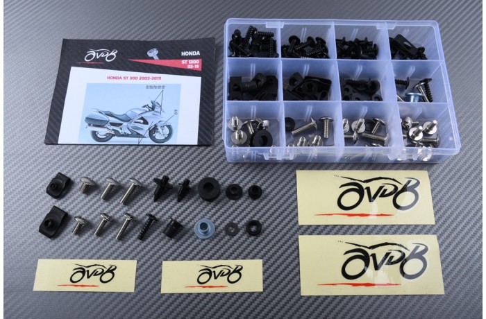 Spezifischer Schraubensatz AVDB für Verkleidungen HONDA PAN EUROPEAN ST 1300 2003 - 2019