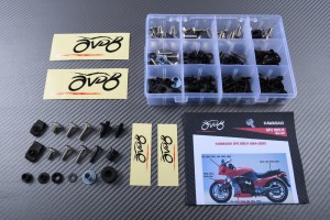 Kit de visserie AVDB spécifique pour carénages KAWASAKI GPZ 900 1984 - 2003