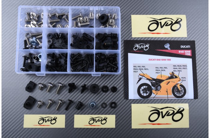 ducati 848 fairing bolts