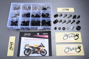 Spezifischer Schraubensatz AVDB für Verkleidungen YAMAHA YZF R6 2003 - 2005