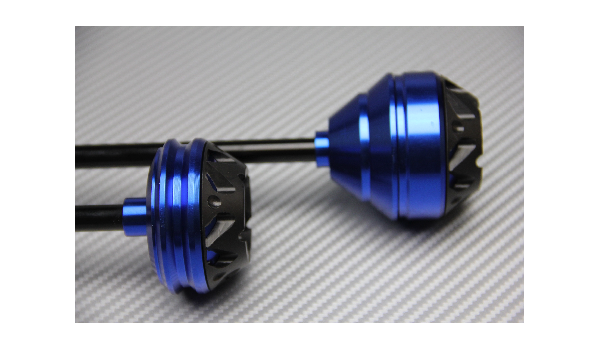 Paratelaio Forcella Moto In Fibra Di Carbonio - Protezione Antiurto Per Forcella Anteriore (Nero) - Foto 9