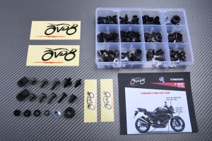 Kit de visserie AVDB spécifique pour carénages KAWASAKI Z1000 2007 - 2009