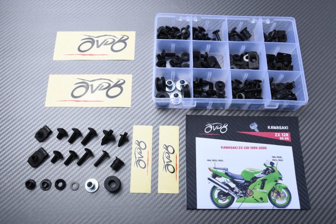 Kit viti complementare per Carena AVDB KAWASAKI ZX12R 1999 - 2006