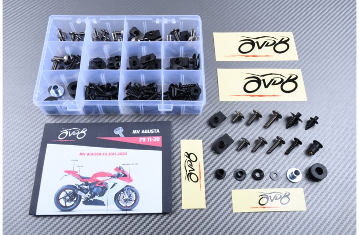 AVDB complementary Hardware / Bolts & Screws Kit for Fairing MV AGUSTA F3 675 / 800 2011 - 2025