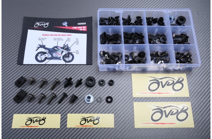 Kit de tornillos AVDB especifico para carenados HONDA CBR 600 RR 2003 - 2006