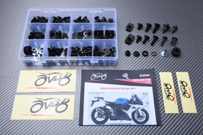 Kit de tornillos AVDB complementario para carenados SUZUKI GSXR 600 / 750 2011 - 2017