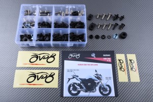Kit de visserie AVDB spécifique pour carénages SUZUKI GSR 750 2011 - 2016