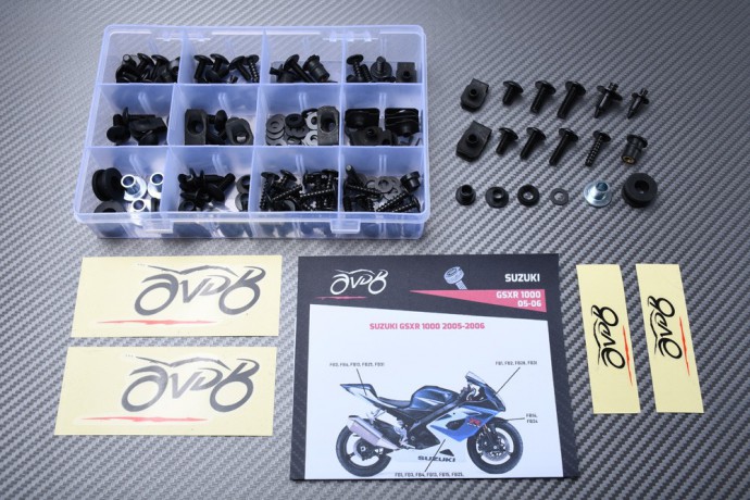 Kit de tornillos AVDB complementario para carenados SUZUKI GSXR 1000 2005 - 2006