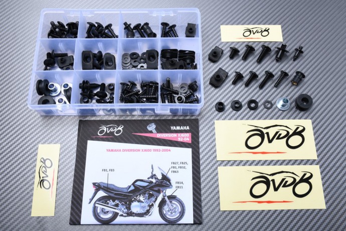 AVDB complementary Hardware / Bolts & Screws Kit for Fairing YAMAHA XJ 600 / 900 1992 - 2004