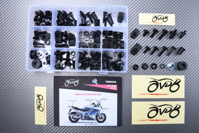 For 2001-2012 Yamaha FJR1300 Stainless Steel Complete Fairing Bolt Fasteners Kit For 2001-2012 Yamaha FJR1300 Stainless Steel Complete Fairing Bolt Fasteners Kit