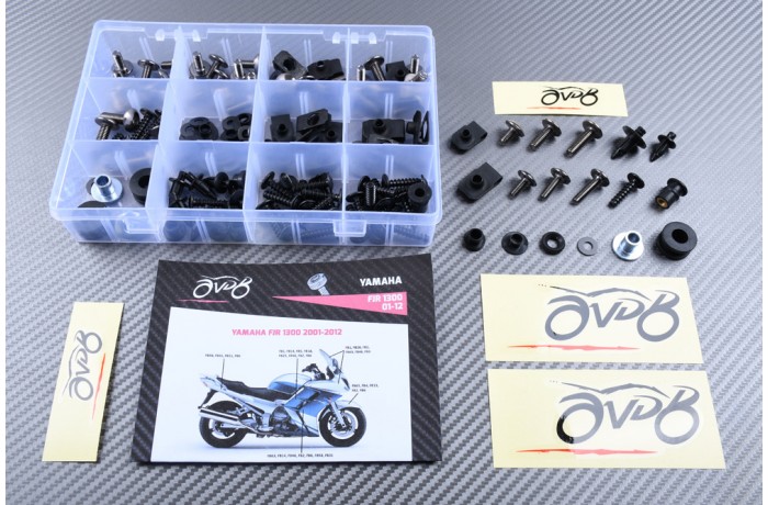 Motorcycle Fairing Bolt Kit Screws Fasteners Screws Clips Motorcycle Windscreen M5 M6 for Yamaha FJR1300 AE 2006 2007 2008 2009 