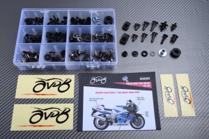 Kit de visserie AVDB spécifique pour carénages SUZUKI GSXR 600 / 750 SRAD 1996 - 2000