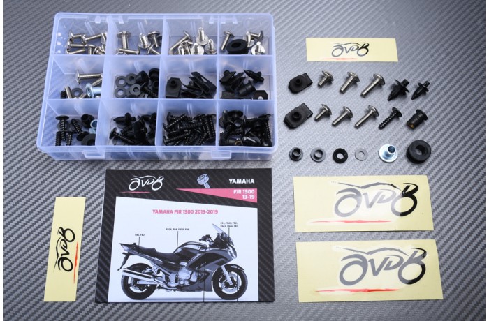 AVDB Specific Hardware / Complete Bolts & Screws Fairing Kit for YAMAHA FJR 1300 2013 - 2020