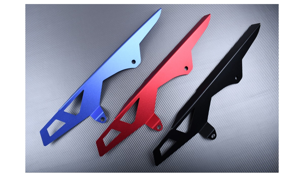 Chain guard in anodised aluminum SUZUKI GSXR 600 / 750 2006 2010