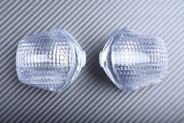 Pair of Front Turn Signals Lenses HONDA CBR 600 F / F1 1991 - 1994