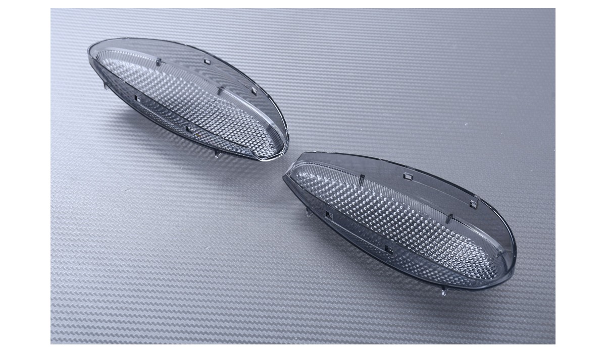 Paire De Clignotants Avant Moto AVDB – Compatible Z1000 2007-2013 – Fumé – Homologué E – Installation D'origine