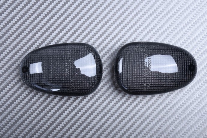 Pair of Front Turn Signals Lenses APRILIA / TRIUMPH / MOTO GUZZI / PIAGGIO