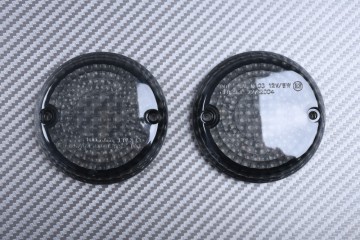Pair of Front Turn Signals Lenses for many customs YAMAHA