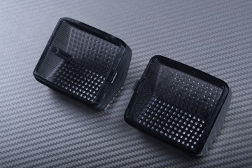 Paire de caches clignotants avant HONDA AFRICA TWIN 650 750 / DOMINATOR / CB 125 250 500 / XLR